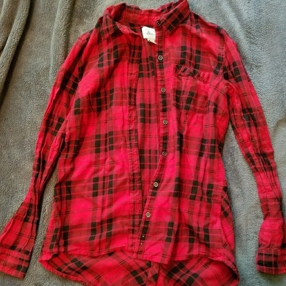 Bass Extra Long Flannel Shirt Dress. Size Medium. Button up lower back. - Picture 1 of 3